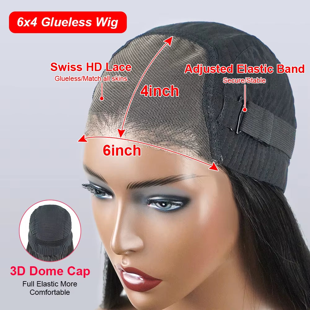 Half Wig Human Hair Flip over 3 in 1 Afro Kinky Curly V Part Wig Pre Cut HD Lace Glueless Wigs Human Hair for Women 250% Density