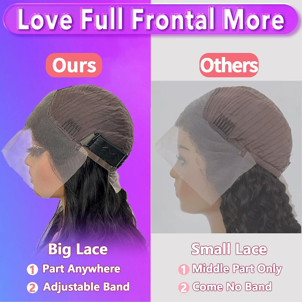 32 Inch Straight Lace Front Wigs Human Hair Pre Plucked HD Transparent 13X4 Lace Frontal Wigs Human Hair Wigs 180 Density Straight Human Hair Wigs for Women with Baby Hair Natural Black